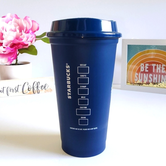 💙 Starbucks 🥤FIU Campus Collection 16oz Reusable Hot Cups ☆》NWOT《☆ - Picture 3 of 5